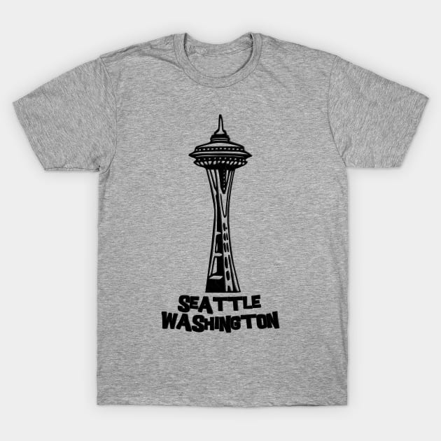 Seattle, Washington's Space Needle T-Shirt by gorff